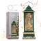 12" Christmas Snow Globe Lantern with Christmas Tree - Water Swirling Glitter LED Light Lantern with Music - Vintage Xmas Gifts - USB Plug or Battery Operated Home Decor (Christmas Tree)